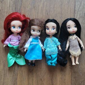Disney Animator's Collection Lot of Four Dolls